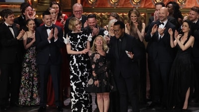 Author Branden Jacobs-Jenkins accepts the award for Best Revival of a Play for Appropriate at the 77th Annual Tony Awards in New York City. REUTERS/Brendan Mcdermid (REUTERS)