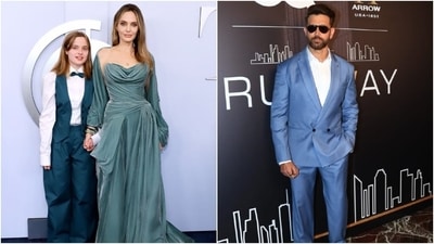 Your favourite stars delighted us today with many impressive style moments, from Angelina Jolie in an elegant velvet gown for the Tony Awards to Korean celebrities like actor Byeon Woo Seok, NCT's Jaehyun and TWICE's Sana at the Prada show, and Hrithik Roshan at a red carpet event. Keep reading as we round up our favourite looks. (Instagram) Your favourite stars delighted us today with many impressive style moments, from Angelina Jolie in an elegant velvet gown for the Tony Awards to Korean celebrities like actor Byeon Woo Seok, NCT's Jaehyun and TWICE's Sana at the Prada show, and Hrithik Roshan at a red carpet event. Keep reading as we round up our favourite looks. (Instagram)