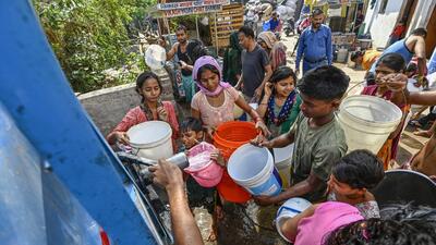NDMC has stated that, as per DJB information, the production of potable water from Wazirabad water plant is not running at full capacity due to non-availability of raw water. (Representational Image (HT Photo)) NDMC has stated that, as per DJB information, the production of potable water from Wazirabad water plant is not running at full capacity due to non-availability of raw water. (Representational Image (HT Photo))