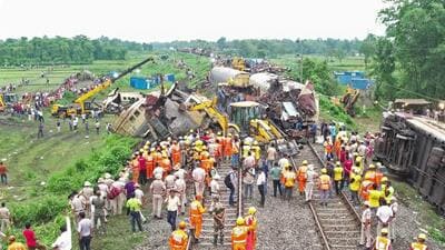 Rescue operations at the accident site. (ANI) Rescue operations at the accident site. (ANI)