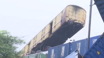 A scene from the accident site. (ANI) A scene from the accident site. (ANI)
