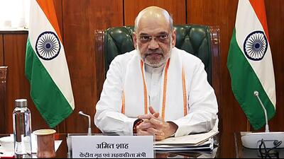 Union home minister Amit Shah chairs a high-level meeting to review the security situation in Manipur in Delhi on Monday. (ANI) Union home minister Amit Shah chairs a high-level meeting to review the security situation in Manipur in Delhi on Monday. (ANI)