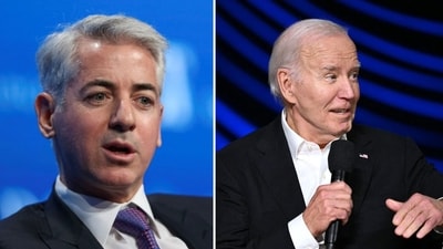 Bill Ackman says ‘advancing Biden for second term’ will put world at ‘great risk’ (REUTERS/Richard Brian/File Photo, photo by Mandel NGAN / AFP) Bill Ackman says ‘advancing Biden for second term’ will put world at ‘great risk’ (REUTERS/Richard Brian/File Photo, photo by Mandel NGAN / AFP)