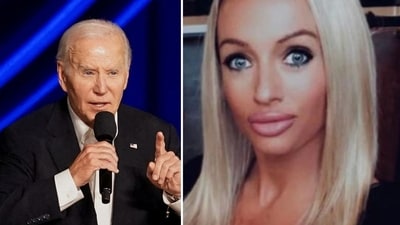 Rachel Morin murder: Joe Biden blasted after illegal immigrant's arrest (REUTERS/Kevin Lamarque, Harford County Sheriff's Office) Rachel Morin murder: Joe Biden blasted after illegal immigrant's arrest (REUTERS/Kevin Lamarque, Harford County Sheriff's Office)
