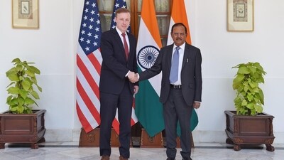 National Security Advisor Ajit Doval and his US counterpart Jake Sullivan.