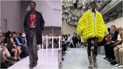 Milan Fashion Week: Models wear creations as part of the Prada and JW Anderson Spring Summer 2025 collection. (AP) Milan Fashion Week: Models wear creations as part of the Prada and JW Anderson Spring Summer 2025 collection. (AP)