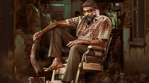 Vijay Sethupathi in a still from Maharaja