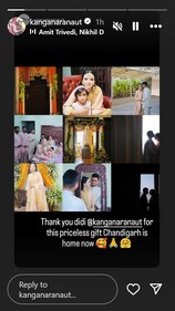 Kangana Ranaut gifted a house in Chandigarh to her cousin Varun Ranaut. Kangana Ranaut gifted a house in Chandigarh to her cousin Varun Ranaut.