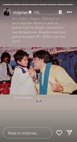 Nick Jonas shared cute photo of Priyanka Chopra childhood with late dad. Nick Jonas shared cute photo of Priyanka Chopra childhood with late dad.