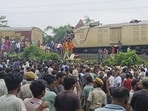 A cargo train rammed into Kanchanjunga Express, a passenger train, near New Jalpaiguri station. (AP photo) A cargo train rammed into Kanchanjunga Express, a passenger train, near New Jalpaiguri station. (AP photo)