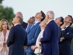In response to the G7 Leaders' Communique, China accused the seven countries of using China-related issues to attack the nation (AP Photo/Luca Bruno, File) (AP)
