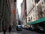 A general view of Wall Street in New York. A general view of Wall Street in New York.