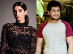 Khushi Kapoor and Junaid Khan Khushi Kapoor and Junaid Khan