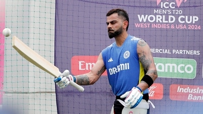 India's Virat Kohli during a practice session (ANI) India's Virat Kohli during a practice session (ANI)