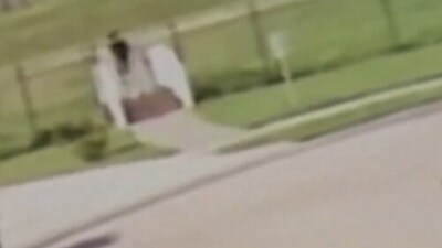 Disturbing video shows man dumping newborn baby in Texas heat (KHOU screenshot)