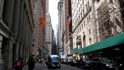 A general view of Wall Street in New York. (AP) A general view of Wall Street in New York. (AP)
