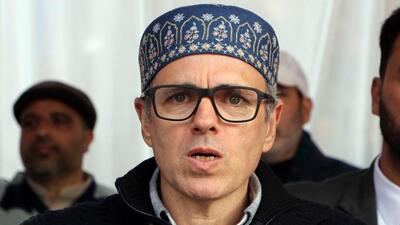 Former Jammu and Kashmir chief minister Omar Abdullah (HT File)
