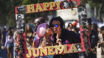 Juneteenth, a combination of the words June and 19th, is also known as Emancipation Day. (AP) Juneteenth, a combination of the words June and 19th, is also known as Emancipation Day. (AP)
