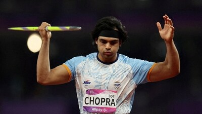 India's Neeraj Chopra in action (REUTERS)