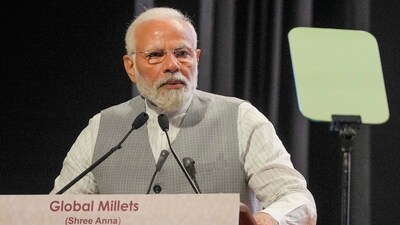 Prime Minister Narendra Modi speaks during the inauguration of the 2-day 'Global Millets (Shree Anna) Conference' in Pusa, in New Delhi, May 2023 (File image) (PTI) Prime Minister Narendra Modi speaks during the inauguration of the 2-day 'Global Millets (Shree Anna) Conference' in Pusa, in New Delhi, May 2023 (File image) (PTI)