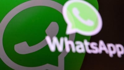 This illustration photograph shows the instant messaging software WhatsApp's logo. The feature was first seen in WhatsApp beta for Android 2.24.7.8 update. (AFP) This illustration photograph shows the instant messaging software WhatsApp's logo. The feature was first seen in WhatsApp beta for Android 2.24.7.8 update. (AFP)