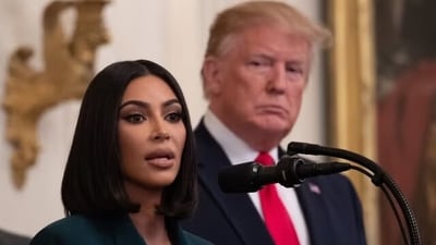 Donald Trump reportedly believes that Kim Kardashian had betrayed him by celebrating Joe Biden’s 2020 presidential win. (Getty images) Donald Trump reportedly believes that Kim Kardashian had betrayed him by celebrating Joe Biden’s 2020 presidential win. (Getty images)