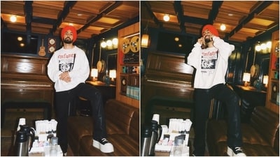 Meanwhile, Diljit announced his debut on the Jimmy Fallon show with a collage of himself and the TV show host and a picture of the guest list. He captioned the photo, "PANJABI AAGYE OYEE This Week's Guest @jimmyfallon @fallontonight @nbc BHANGRA HUN MAINSTREAM PENA PROPER HOLLYWOOD." (Instagram/@diljitdosanjh) Meanwhile, Diljit announced his debut on the Jimmy Fallon show with a collage of himself and the TV show host and a picture of the guest list. He captioned the photo, "PANJABI AAGYE OYEE This Week's Guest @jimmyfallon @fallontonight @nbc BHANGRA HUN MAINSTREAM PENA PROPER HOLLYWOOD." (Instagram/@diljitdosanjh)