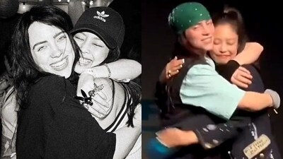 Jennie initially posted the black-and-white photo on the left on her Instagram. The click on the right is from the June 18 Seoul event. Jennie initially posted the black-and-white photo on the left on her Instagram. The click on the right is from the June 18 Seoul event.