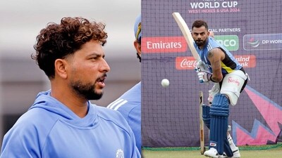India had their second practice session in Barbados ahead of the match against Afghanistan