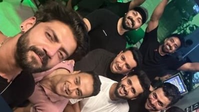 Zaheer Iqbal posted a group selfie with his friends on the same day Sonakshi was parting with her gang. The timing of the pictures hints at a pre-wedding bachelor's party for both Sonakshi and Zaheer. Zaheer Iqbal posted a group selfie with his friends on the same day Sonakshi was parting with her gang. The timing of the pictures hints at a pre-wedding bachelor's party for both Sonakshi and Zaheer. 
