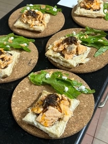Perilla brined fish with Jyllang cream cheese by Chef Ahmedaki Laloo. (A'Origins by Ahmedaki Laloo) Perilla brined fish with Jyllang cream cheese by Chef Ahmedaki Laloo. (A'Origins by Ahmedaki Laloo)