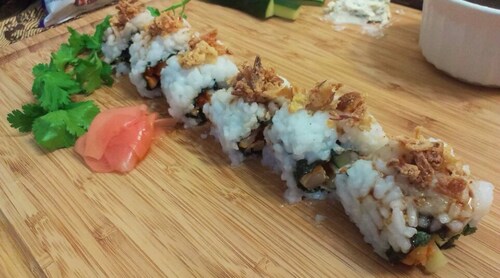 Tandoori sushi roll (Ty Ali)