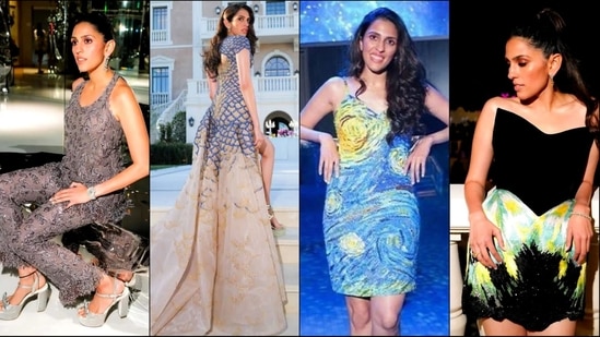 Shloka Ambani's exquisite looks from Anant Ambani and Radhika Merchant's pre-wedding celebration are all about glitz and glam. (Instagram)
