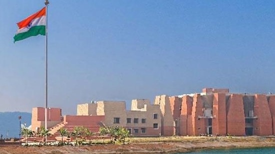 The new campus of Nalanda University, located close to the site of the ancient ruins of the Buddhist centre of learning in Bihar, is set to be inaugurated by Prime Minister Narendra Modi on Wednesday (HT_PRINT)