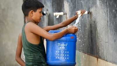 People in some parts of Mumbai suffered after water supply was affected due to some fault at the Pise pumping station in the neighbouring Thane district. (Representational Image) People in some parts of Mumbai suffered after water supply was affected due to some fault at the Pise pumping station in the neighbouring Thane district. (Representational Image)