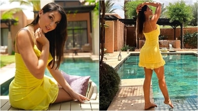 Nora Fatehi is raising the temperature with her drool-worthy pictures from her recent holiday. The gorgeous actress is not only known for her incredible dance moves, she is also at the top of the fashion charts. Whenever she drops a picture, she makes sure to grab the limelight. Her latest pictures from Marrakech are no exception and are sure to win you over. Let's decode her chic vacation look and take some style notes from the diva. (Instagram/@norafatehi) Nora Fatehi is raising the temperature with her drool-worthy pictures from her recent holiday. The gorgeous actress is not only known for her incredible dance moves, she is also at the top of the fashion charts. Whenever she drops a picture, she makes sure to grab the limelight. Her latest pictures from Marrakech are no exception and are sure to win you over. Let's decode her chic vacation look and take some style notes from the diva. (Instagram/@norafatehi)