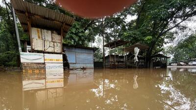 A flooded street in Meghalaya. (HT Photo) A flooded street in Meghalaya. (HT Photo)