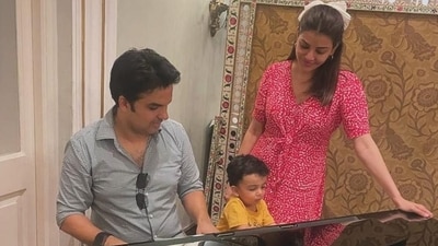 Kajal Aggarwal shared a bunch of cute pictures on the occasion of Father's Day, “Happy Father’s Day to the best papas ever! We love you!" she wrote in the caption. Kajal Aggarwal shared a bunch of cute pictures on the occasion of Father's Day, “Happy Father’s Day to the best papas ever! We love you!" she wrote in the caption.