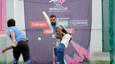 India's Virat Kohli during a practice session (ANI) India's Virat Kohli during a practice session (ANI)