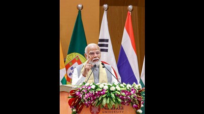 As the preparations for Prime Minister Narendra Modi’s two-day visit to Kashmir have almost been finalised, the PM during his stay in Srinagar will lay the foundation stone of 84 development projects in J&K to the tune of ₹3,300 crore. (PTI File) As the preparations for Prime Minister Narendra Modi’s two-day visit to Kashmir have almost been finalised, the PM during his stay in Srinagar will lay the foundation stone of 84 development projects in J&K to the tune of ₹3,300 crore. (PTI File)