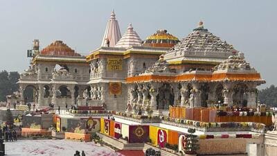 FILE-A general view of the Ram Temple in Ayodhya (AP) FILE-A general view of the Ram Temple in Ayodhya (AP)