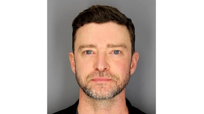 This photo provided by the Sag Harbor New York Police Department on Tuesday, June 18, 2024, shows Justin Timberlake. Pop star Timberlake was charged early Tuesday with drunken driving in Sag Harbor, a village in New York's Hamptons, after police said he ran a stop sign and veered out of his lane in the posh seaside summer retreat. (Sag Harbor Police Department via AP) (AP) This photo provided by the Sag Harbor New York Police Department on Tuesday, June 18, 2024, shows Justin Timberlake. Pop star Timberlake was charged early Tuesday with drunken driving in Sag Harbor, a village in New York's Hamptons, after police said he ran a stop sign and veered out of his lane in the posh seaside summer retreat. (Sag Harbor Police Department via AP) (AP)