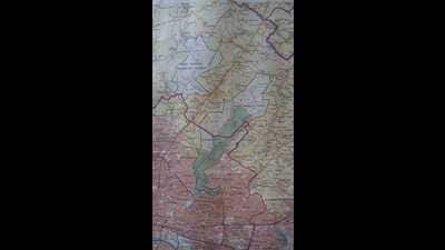 Map showing Kukrail river in 1975 (Sourced)