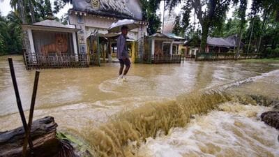 On June 18, the state received 154% extra rain which has created a flood-like situation. (PTI photo)
