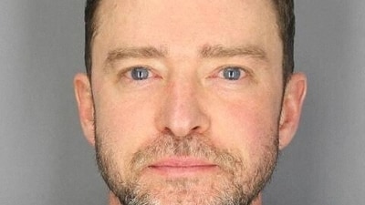 Justin Timberlake is shown in this police booking photo after he was arrested for driving while intoxicated, in this handout picture, released on June 18, 2024. SAG HARBOR POLICE DEPARTMENT/Handout via REUTERS. (via REUTERS)