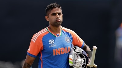 The pitches in New York weren't kind to Indian batters, including World's No. 1 T20I batter, Suryakumar Yadav. (AP) The pitches in New York weren't kind to Indian batters, including World's No. 1 T20I batter, Suryakumar Yadav. (AP)