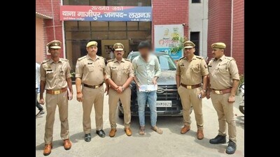 Using the car’s registration details, the police traced him to his residence in Kanpur and apprehended him. (Sourced) Using the car’s registration details, the police traced him to his residence in Kanpur and apprehended him. (Sourced)