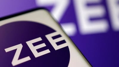 Zee Entertainment logo is displayed in this illustration taken. (Reuters)