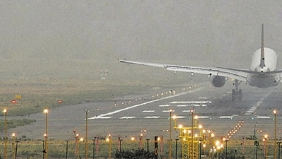 The airport authority received the bomb threat through email on Tuesday and later they reported the issue to Aerodrum police station in the district. (HT file)