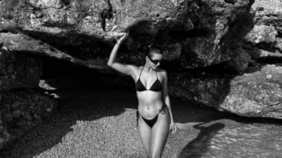 Triptii Dimri's beach pictures are proof that she is living her best life during the holiday. From a beautiful black bikini to a teal one, the actor's fashion game is also on point. Triptii Dimri's beach pictures are proof that she is living her best life during the holiday. From a beautiful black bikini to a teal one, the actor's fashion game is also on point.
